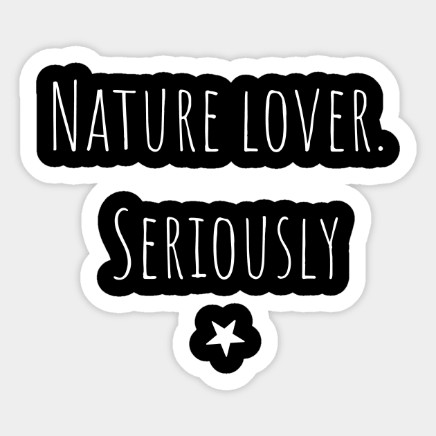 Nature lover Sticker by MiniGuardian